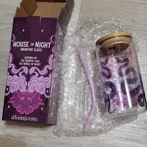 The Serpent and the Wings of Night, Drinking Glass - Purple